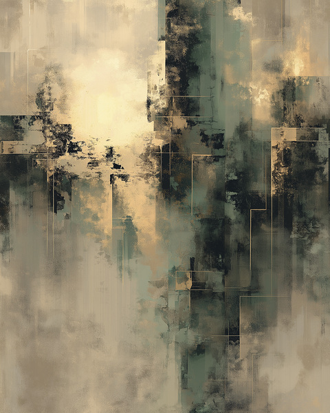 MODERN NEUTRAL 66 by PRESTIGE ABSTRACTS
