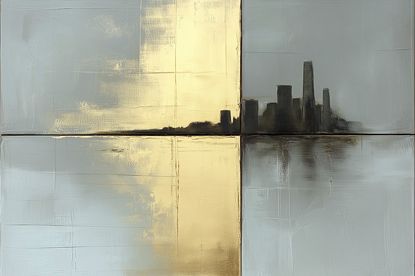 MODERN NEUTRAL 44 by PRESTIGE ABSTRACTS