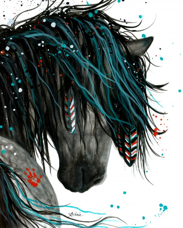 Spirit War Paint Pony  Print