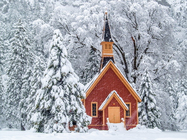 Yosemite Chapel 1 by Bill Gallagher Photography