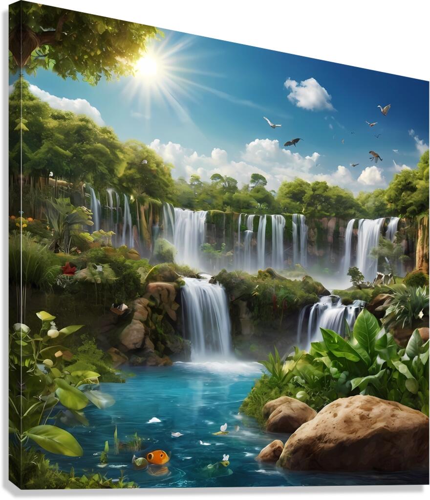 conserve water Canvas Print