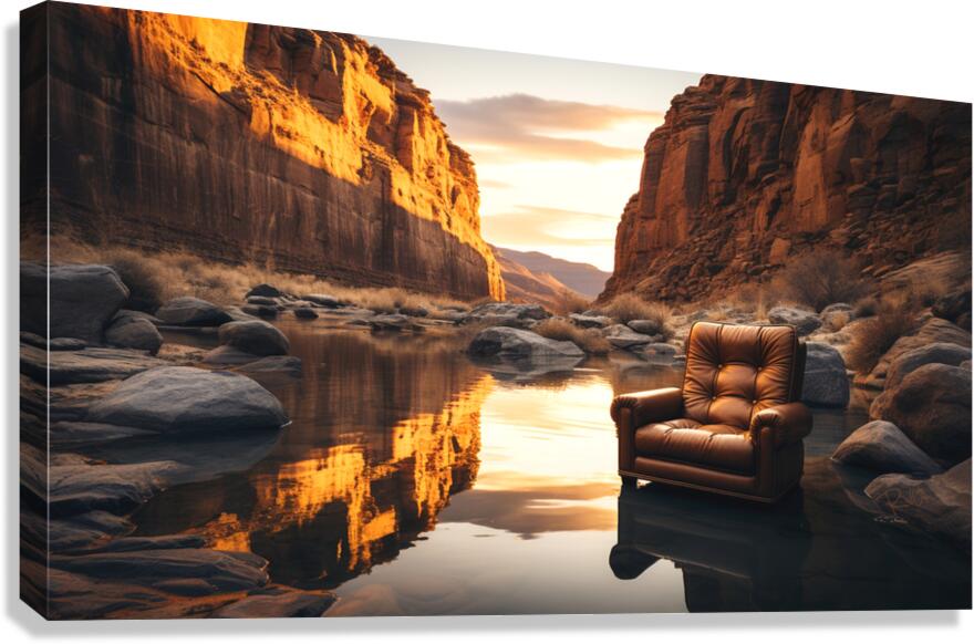 Sitn Here Canvas Print