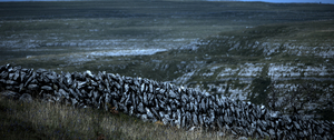 Stonely walls in the Burren County Clare Ireland