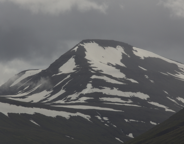 Grey and white mountain by Jim Fitzpatrick