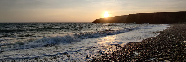 Sunset in Kilfarrasy Ireland by Jim Fitzpatrick