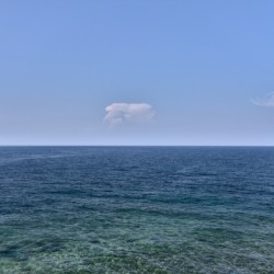 Mediterranean on the horizon