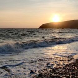 Sunset in Kilfarrasy Ireland