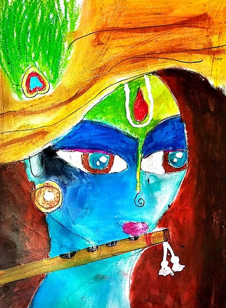 Krishna The Muralidhari2 by KISHORE BISHOI