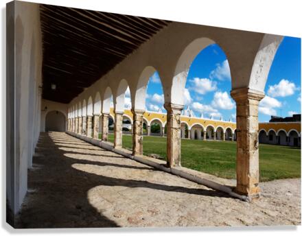 Convent courtyard Canvas Print