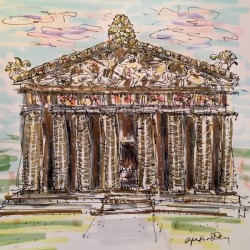 Parthenon Nashville in April