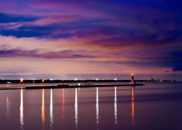 Burlington Lights Print