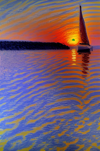 Tiger Sunset