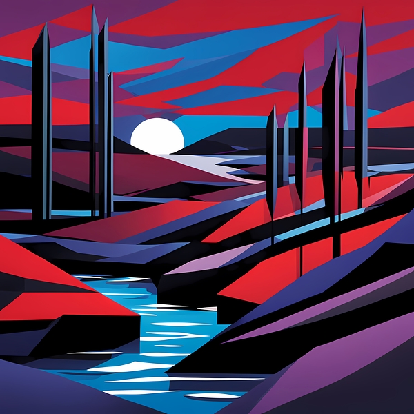 Crimson Darkness Print