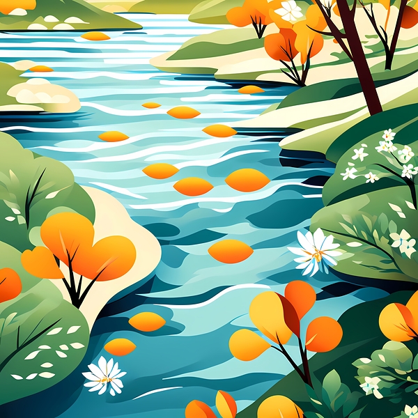 Pretty River Print