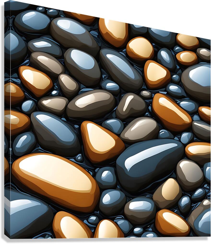 Riverbed Canvas Print