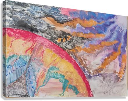 Splitting of the Reed Sea Canvas Print