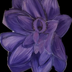 Purple petals