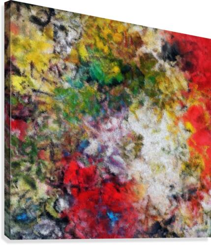 Abstract Roses Canvas Print