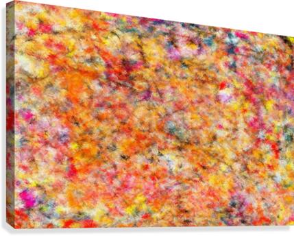 Yellow Harmonics Canvas Print