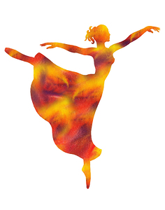 Watercolor Ballerina Irina Sztukowski