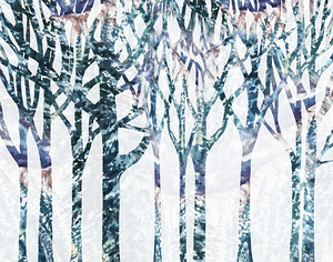 Forest Season Painting Irina Sztukowski