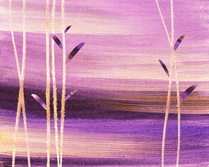 Warm Glow Of The Lake Meditative Landscape 
