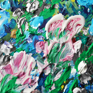 Abstract Flowers Watermedium 46