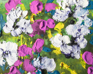 Abstract Flowers Watermedium 51