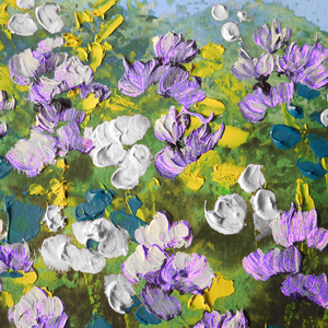 Abstract Flowers Watermedium 58