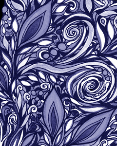 Art Deco Style Flowers Pattern Purple Blue Wajpg 1652391409.1678