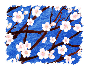 Flowers Blossoms Free Brush Strokes 1
