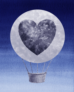 Hot Air Balloon In The Sky Watercolor Colorfu 1666061142.2331