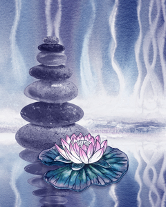 Meditative Calm Peaceful Zen Rocks Cairn With 1666062517.2081