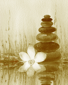 Meditative Calm Peaceful Zen Rocks Cairn With 1666062603.7255
