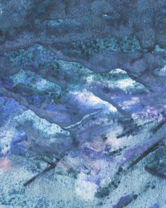 Mystic Mountains Abstract Landscape 4