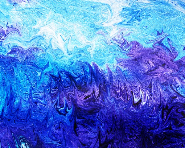 Sea Ocean Waves Coastal Beach House Nautical Decor X Print