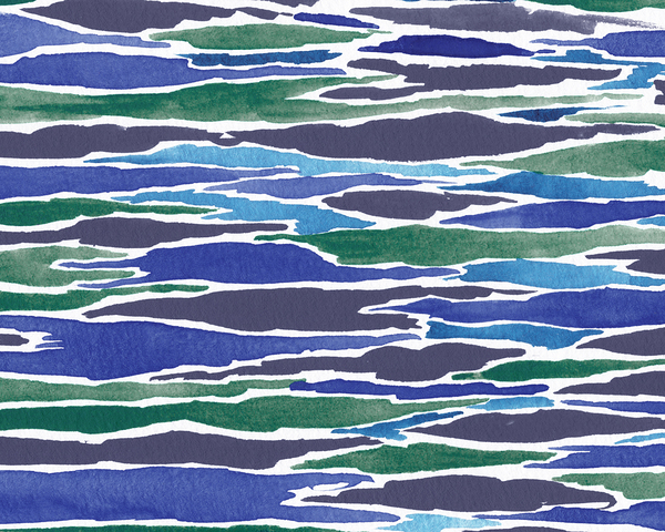 Abstract Watercolor Splash Waves Lines 31