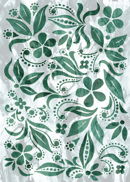 Flowers Glow 5 Print