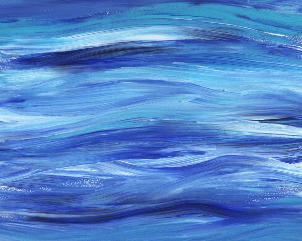 Sea Ocean Waves Coastal Beach House Nautical Decor III Print