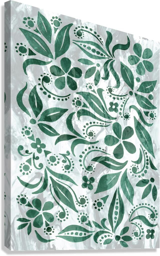 Flowers Glow 5 Canvas Print