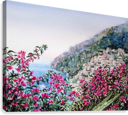 Positano Italy Canvas Print
