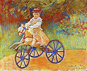 Jean Monet On His Hobby Horse 1872 imp