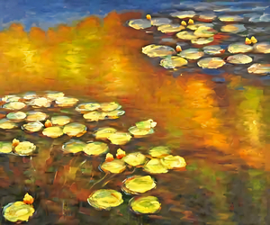 Lilies by Monet