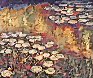 Lilies by Monet oil