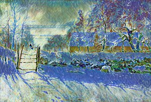The Magpie 1868–1869  impressionist