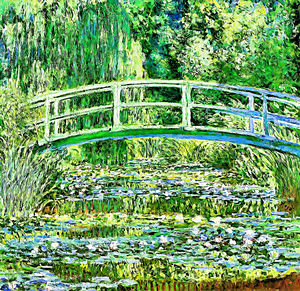 Water Lilies and Japanese Bridge 1897 1899 dig.jp