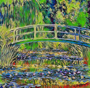 Water Lilies and Japanese Bridge 1897 1899 past.j