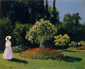 Woman in the Garden 1867 Hermitage St. Petersburg