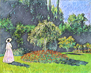 Woman in the Garden 1867 dig imp