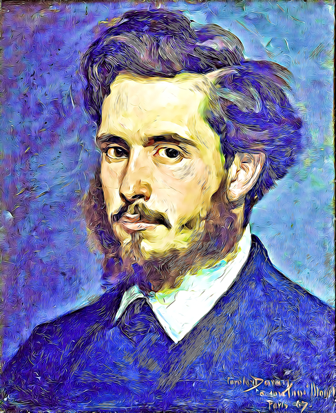 Carolus Duran Portrait de Claude Monet dig Print